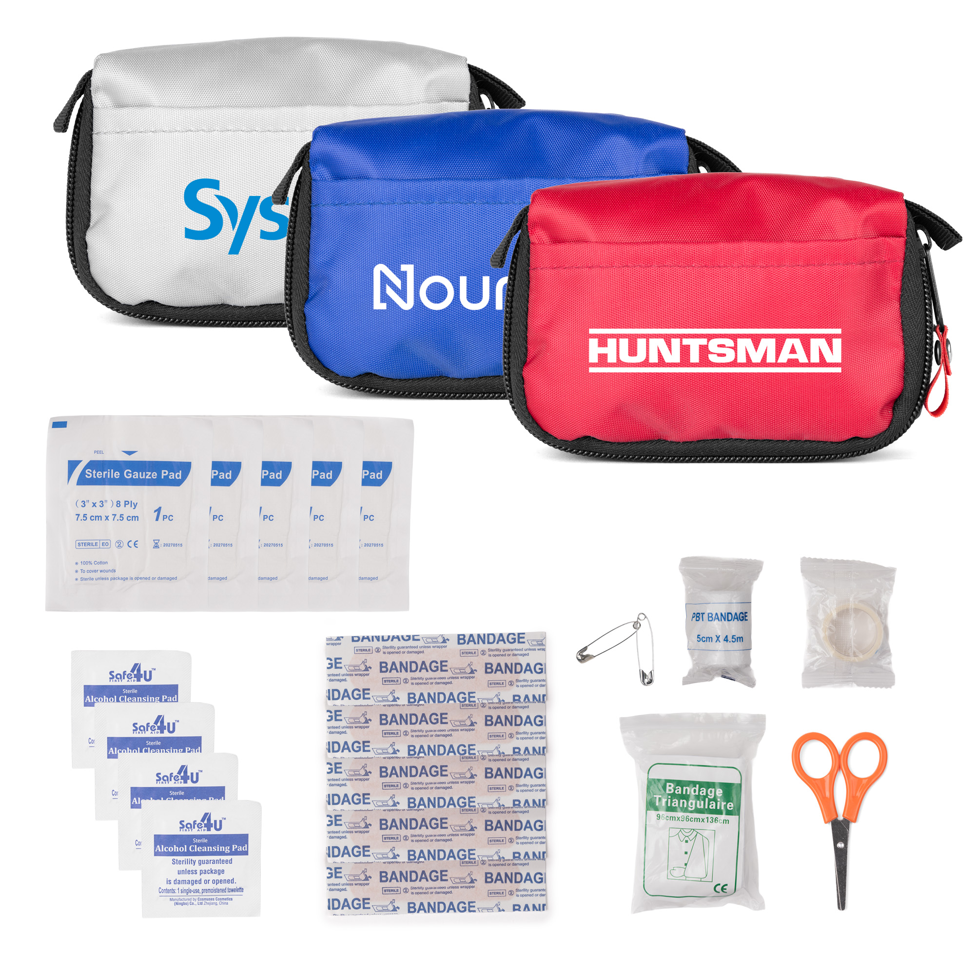 20pc First Aid Kit in Zipper Pouch 1