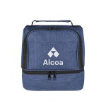 CarryCool Double Deck Lunch Bag (Factory Direct) 10-12 Weeks - Navy Front CarryCool Double Deck Lunch Bag (Factory Direct) 10-12 Weeks - Navy Front