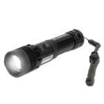 1200LM Metal Flashlight w/2000mAh Rechargeable Battery (Factory Direct) 10-12 Weeks - Black 1200LM Metal Flashlight w/2000mAh Rechargeable Battery (Factory Direct) 10-12 Weeks - Black