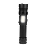 1200LM Metal Flashlight w/2000mAh Rechargeable Battery (Factory Direct) 10-12 Weeks - Black 1200LM Metal Flashlight w/2000mAh Rechargeable Battery (Factory Direct) 10-12 Weeks - Black