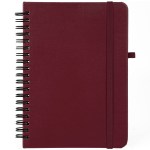 Premium UltraHyde Leather Journal w/Pen Holder (Factory Direct) 10-12 Weeks - Red Premium UltraHyde Leather Journal w/Pen Holder (Factory Direct) 10-12 Weeks - Red