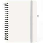 Premium UltraHyde Leather Journal w/Pen Holder (Factory Direct) 10-12 Weeks - White Premium UltraHyde Leather Journal w/Pen Holder (Factory Direct) 10-12 Weeks - White