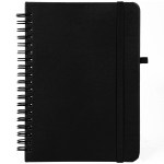 Premium UltraHyde Leather Journal w/Pen Holder (Factory Direct) 10-12 Weeks - Black Premium UltraHyde Leather Journal w/Pen Holder (Factory Direct) 10-12 Weeks - Black