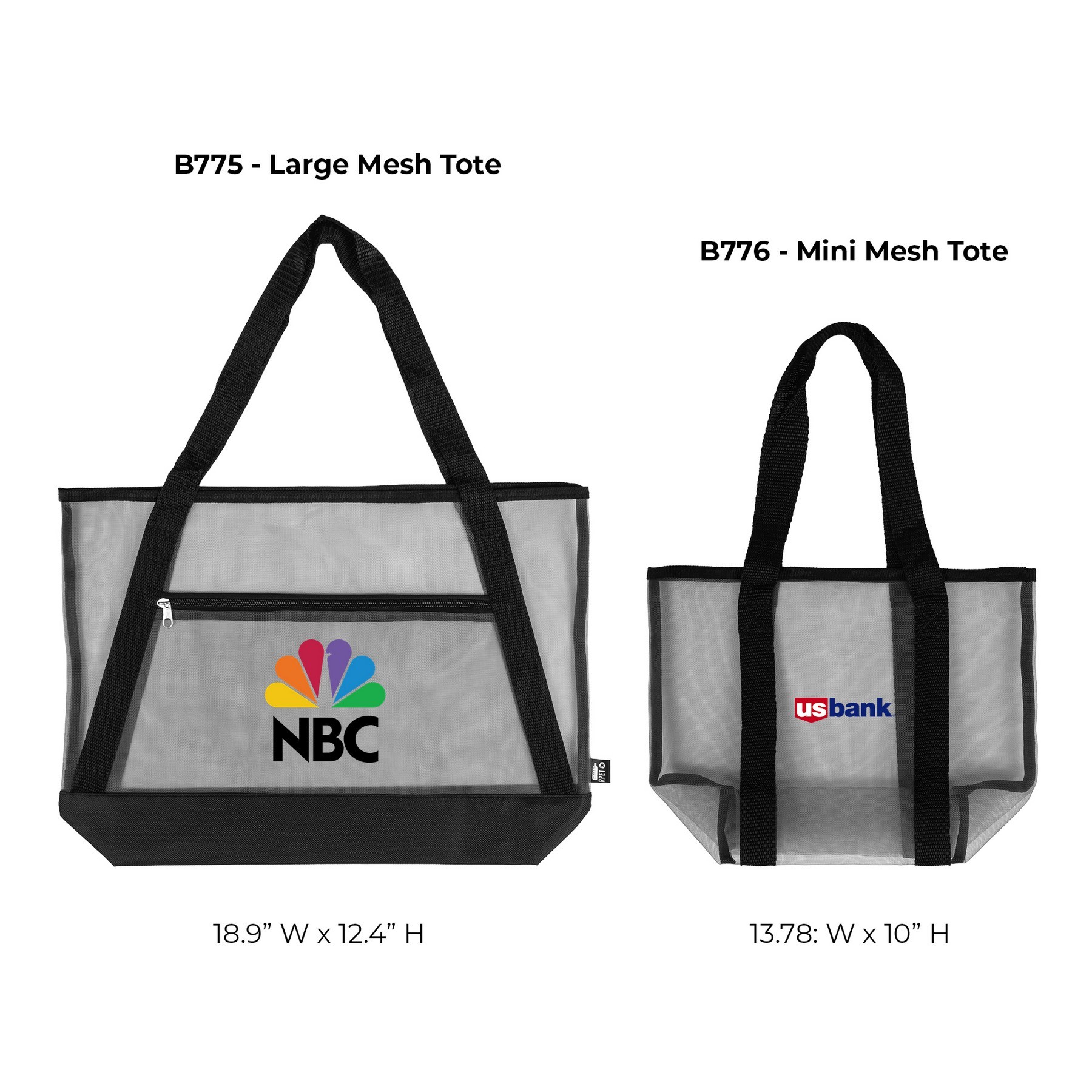 EcoCarry rPET Mesh Tote Bag (Factory Direct) 10-12 Weeks 1