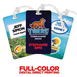 2.5" x 4.25" Deluxe Full Color Luggage Tag 1 2.5" x 4.25" Deluxe Full Color Luggage Tag 1