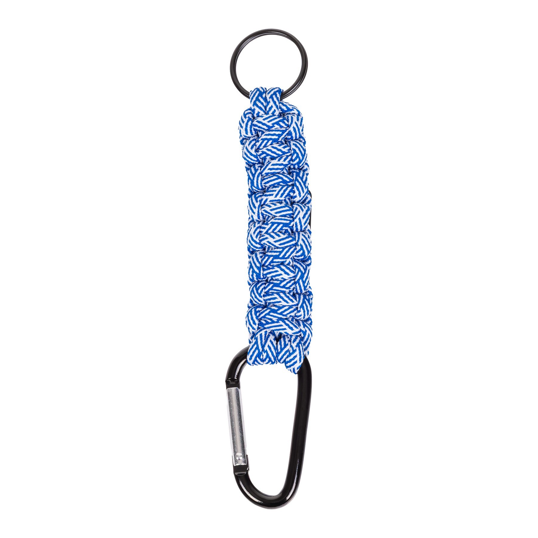 Carabiner Box Knot Braided Key Chain with Keyring and Metal Plate (Factory Direct) 10-12 Weeks 1