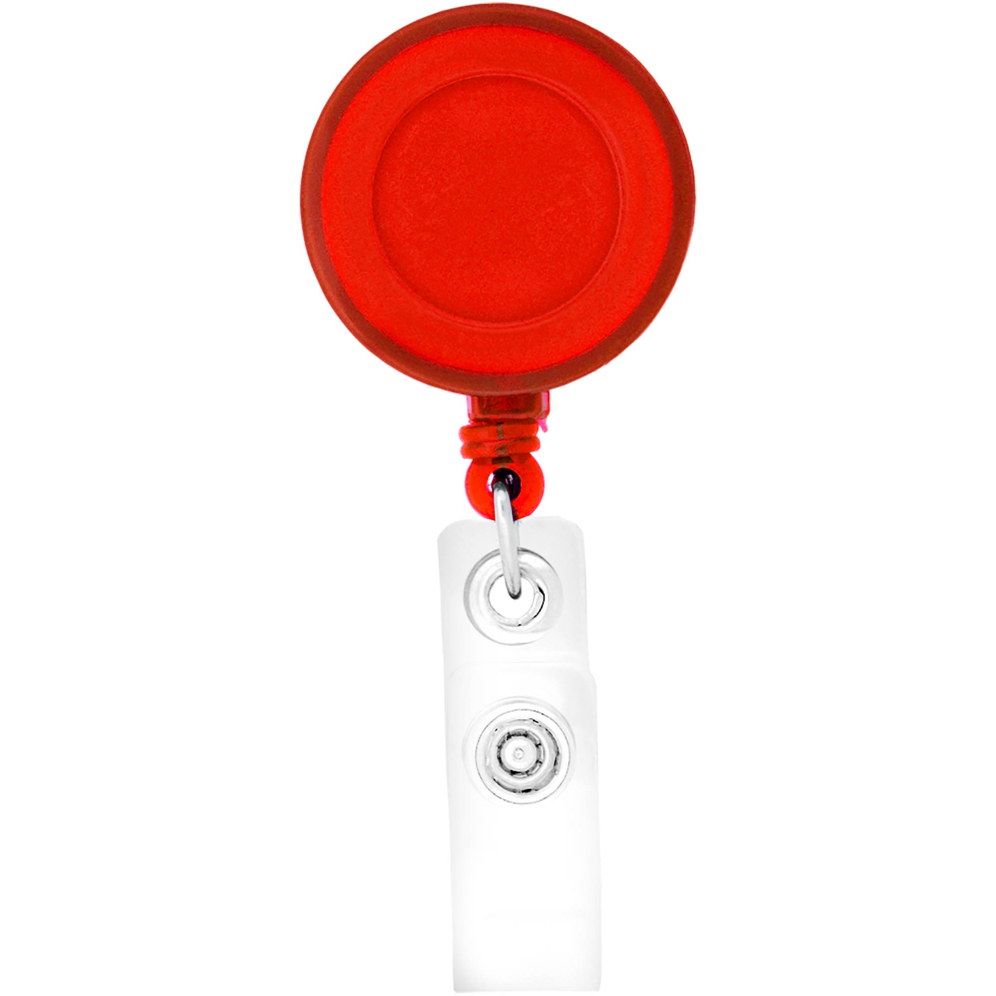 Round Retractable Badge Holder 1