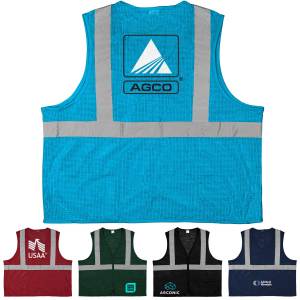 100% Polyester Premium Reflective Safety Vest 1 100% Polyester Premium Reflective Safety Vest 1