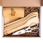 Chef's Companion Kit - Bamboo Brown Logo in Box Chef's Companion Kit - Bamboo Brown Logo in Box