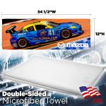 Double Sided Automotive Microfiber Cleaning Towel - Sublimation 1 Double Sided Automotive Microfiber Cleaning Towel - Sublimation 1