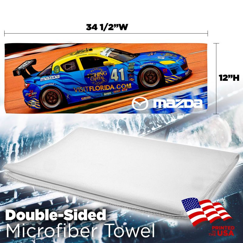 Double Sided Automotive Microfiber Cleaning Towel - Sublimation 1 Double Sided Automotive Microfiber Cleaning Towel - Sublimation 1