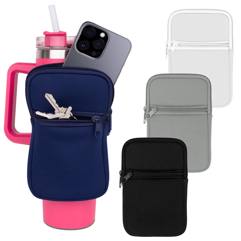 TumblerMate Two Zipper Pocket Pouch 1