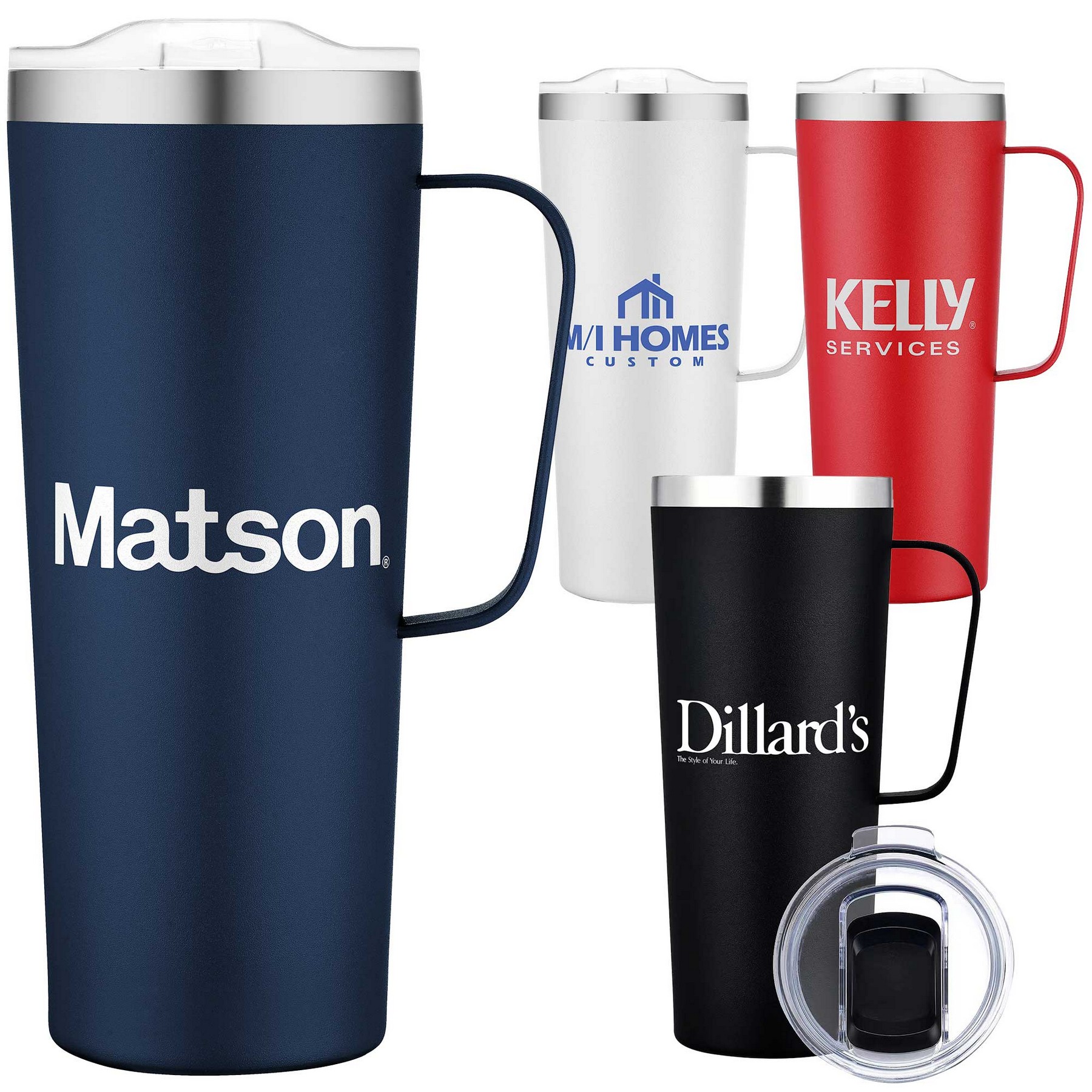 28oz. Double-Wall Insulated Stainless Steel Tall Camp Mug 1