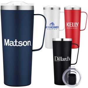 28oz. Double-Wall Insulated Stainless Steel Tall Camp Mug 1 28oz. Double-Wall Insulated Stainless Steel Tall Camp Mug 1
