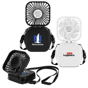 Portable Rechargeable Desk and Neck Fan 1 Portable Rechargeable Desk and Neck Fan 1