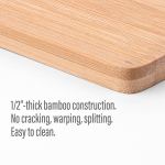 The Ingham 11-Inch Bamboo Cutting Board - Bamboo Brown The Ingham 11-Inch Bamboo Cutting Board - Bamboo Brown