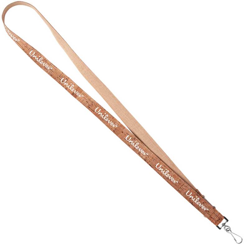 3/4" Natural Cork Fast Track Lanyard 1 3/4" Natural Cork Fast Track Lanyard 1