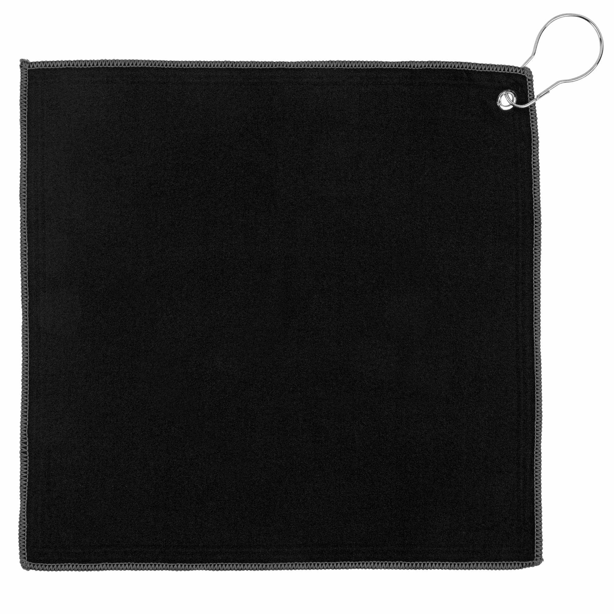 Recycled Golf Towel w/Carabiner (12" x 12") 1