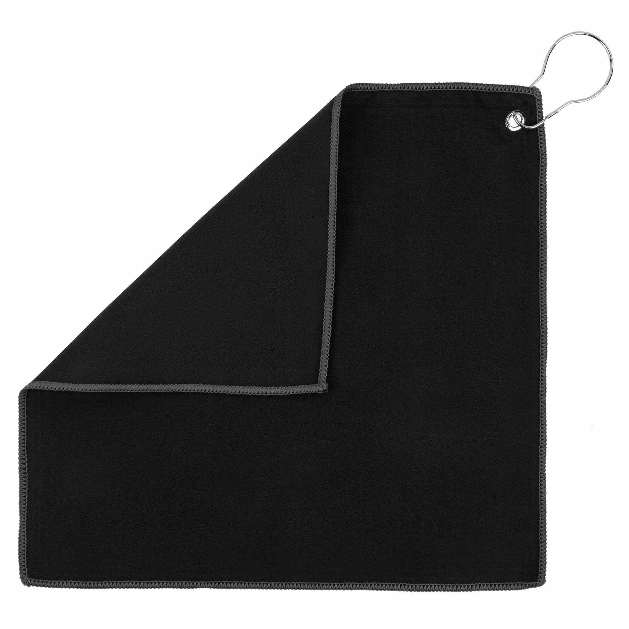 Recycled Golf Towel w/Carabiner (12" x 12") 1