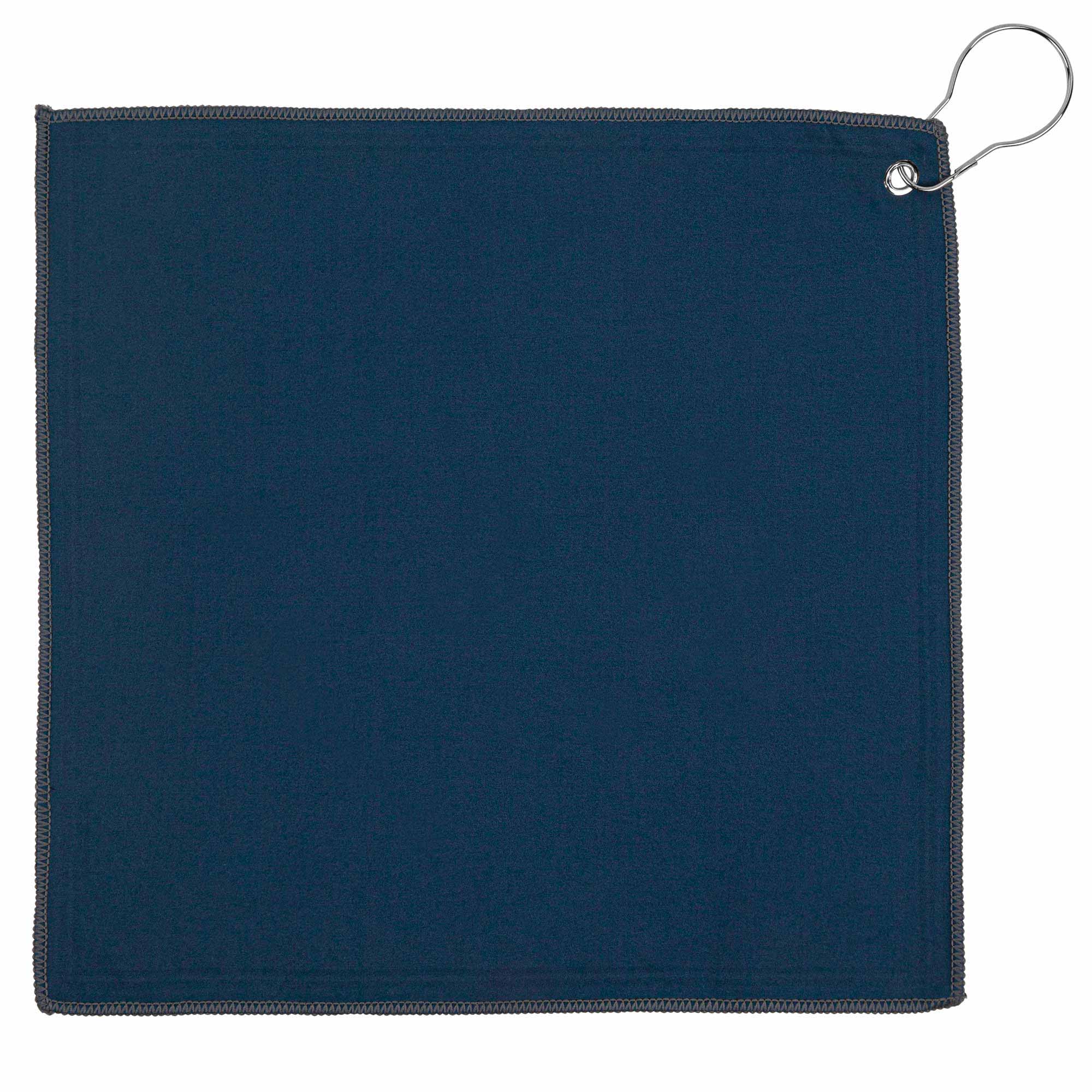 Recycled Golf Towel w/Carabiner (12" x 12") 1