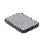 5000mAh Manchester RPET Power Bank - Black/Gray 5000mAh Manchester RPET Power Bank - Black/Gray