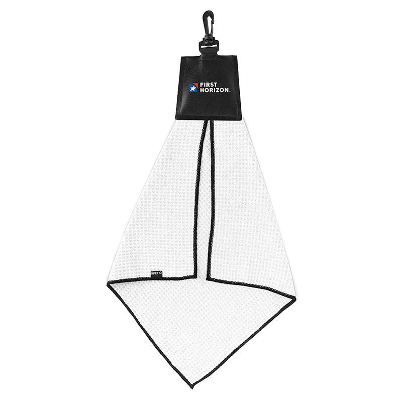 ProWaffle rPET Golf Towel (16" x 16") 1