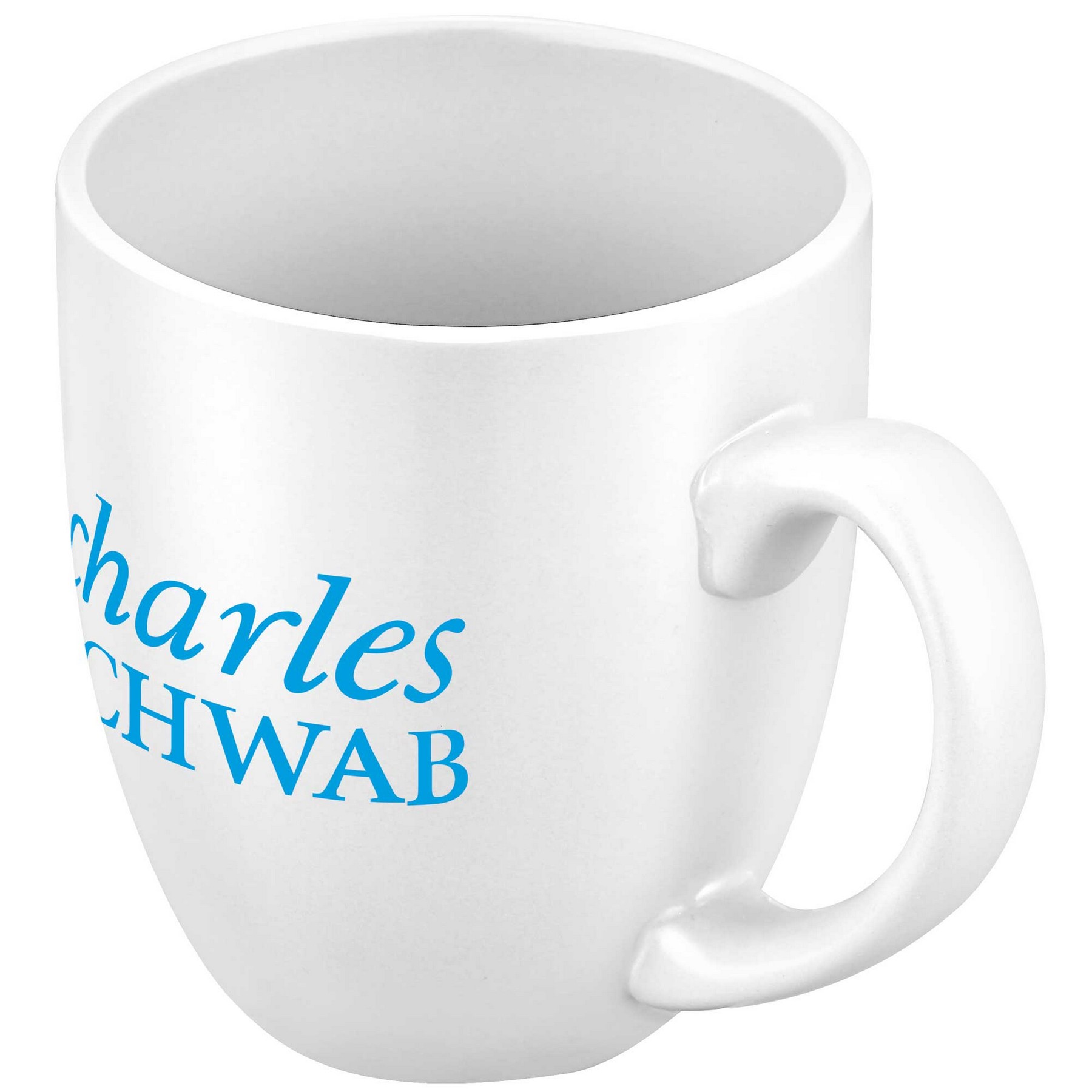 16oz. Curved Ceramic Coffee Mug with D-Handle 1