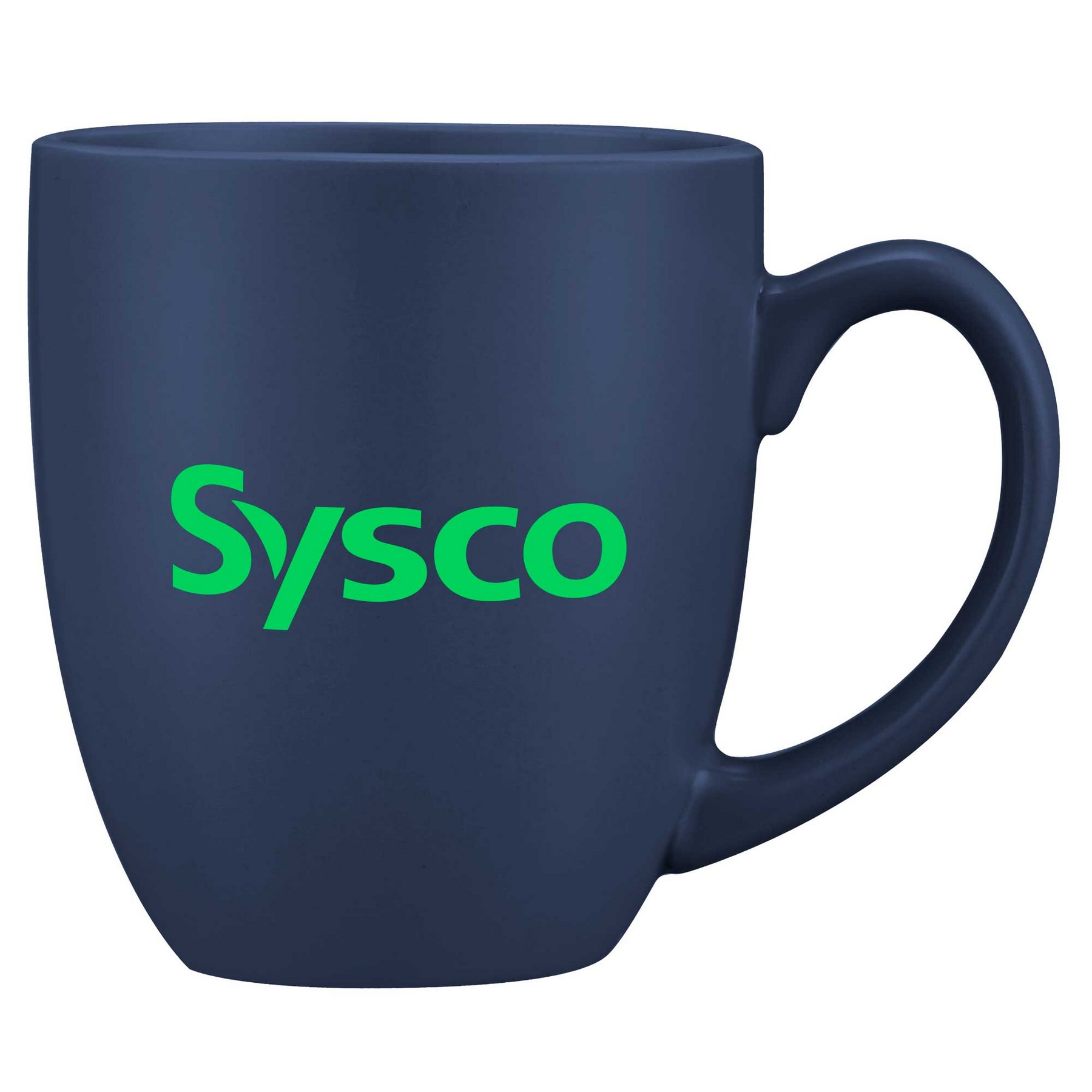 16oz. Curved Ceramic Coffee Mug with D-Handle 1