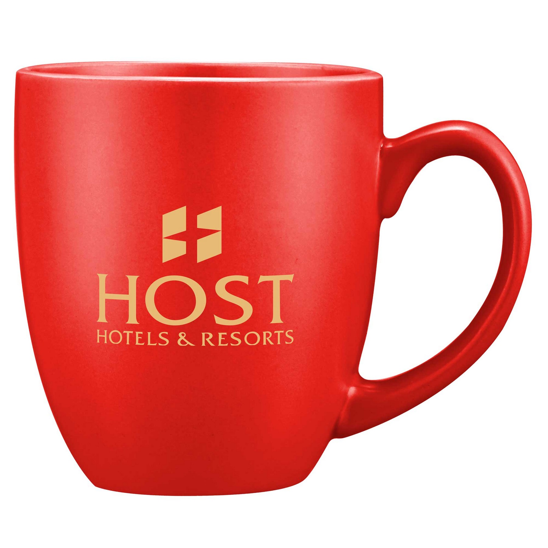 16oz. Curved Ceramic Coffee Mug with D-Handle 1