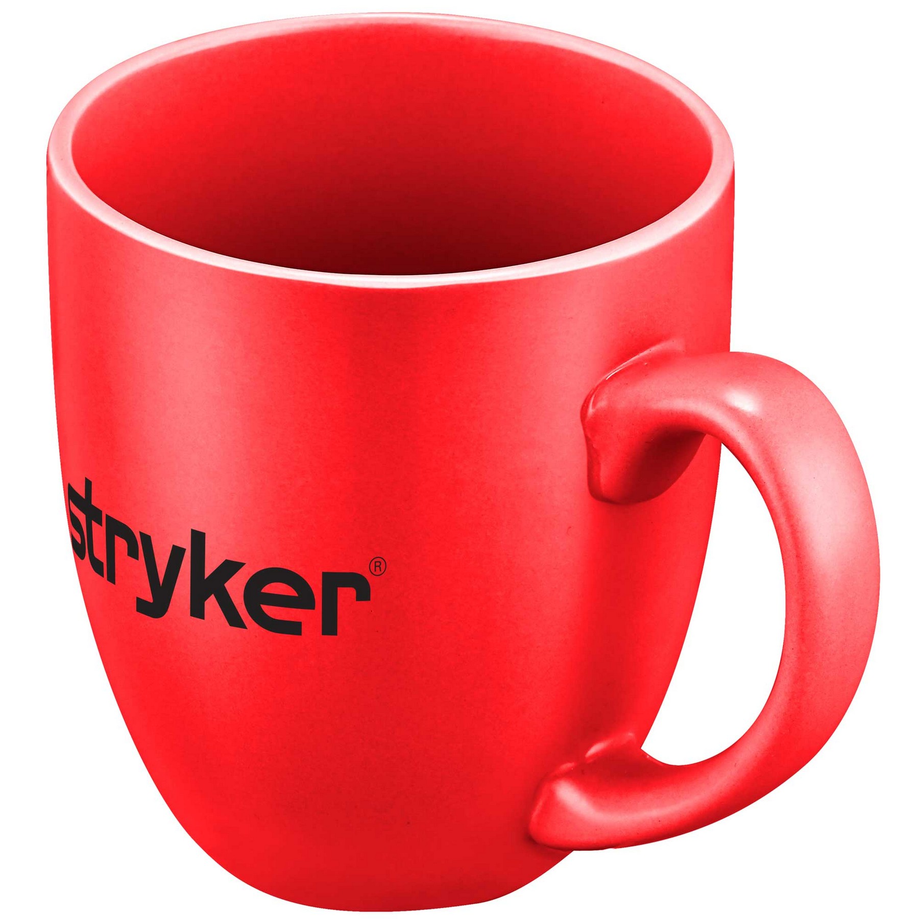 16oz. Curved Ceramic Coffee Mug with D-Handle 1