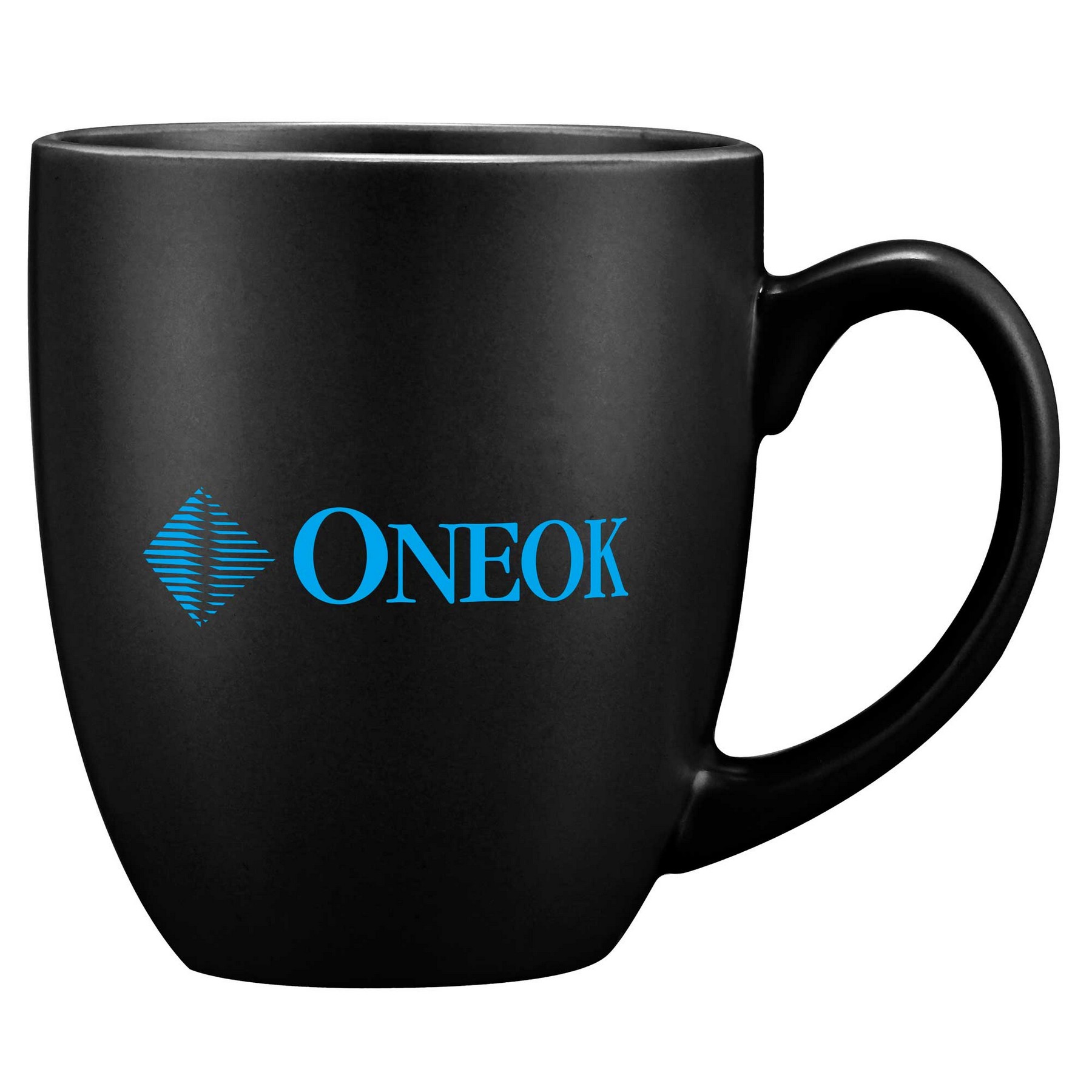16oz. Curved Ceramic Coffee Mug with D-Handle 1