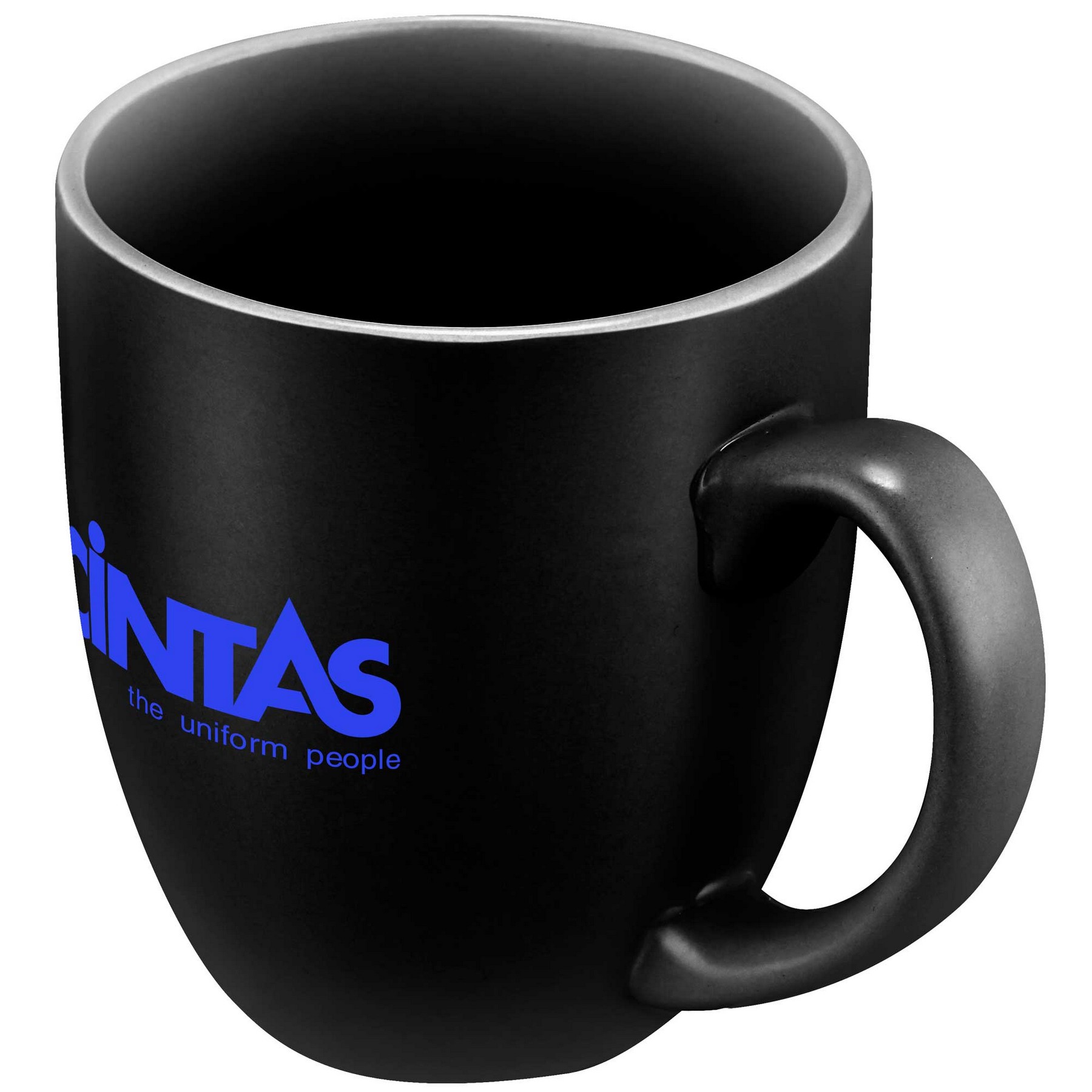 16oz. Curved Ceramic Coffee Mug with D-Handle 1