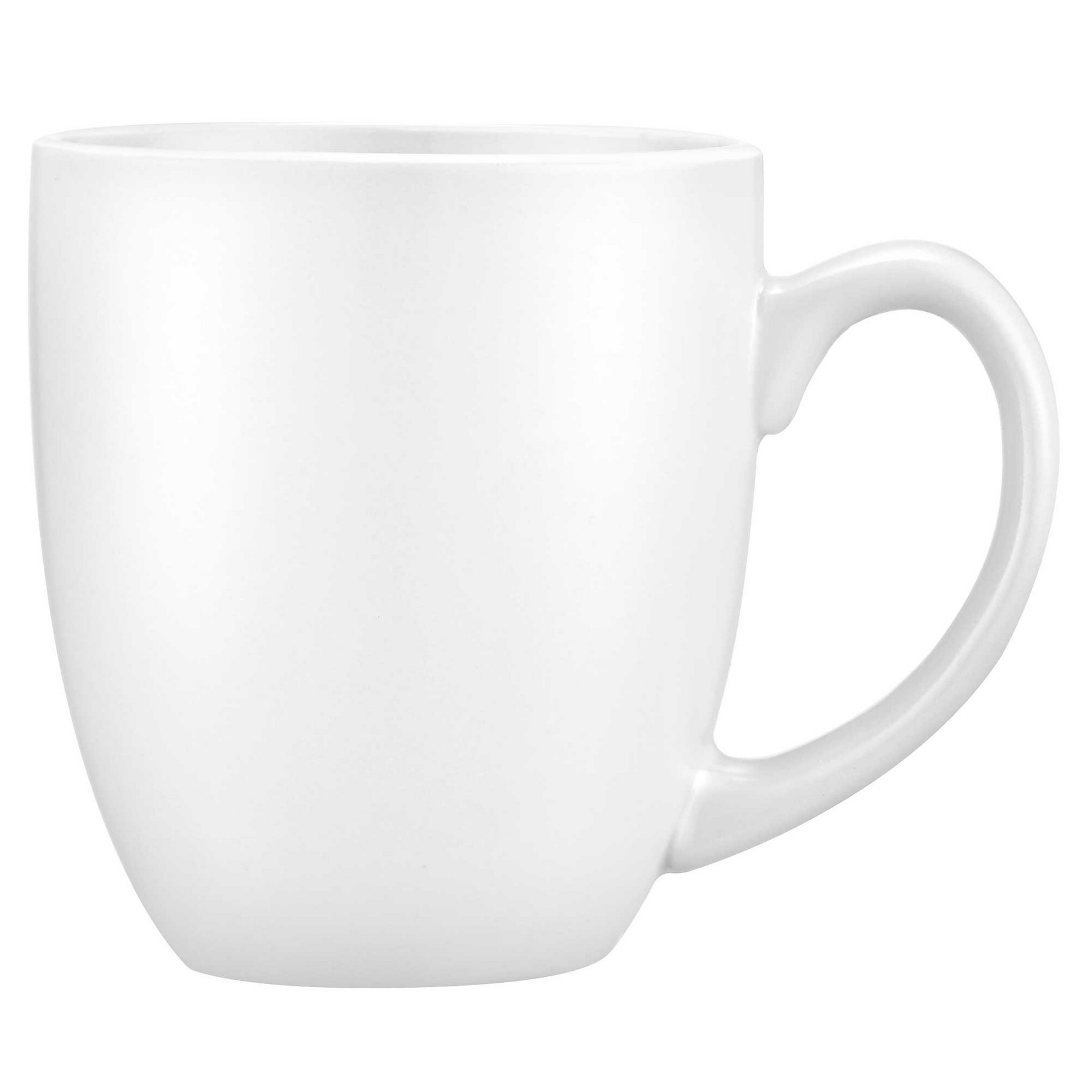 16oz. Curved Ceramic Coffee Mug with D-Handle 1