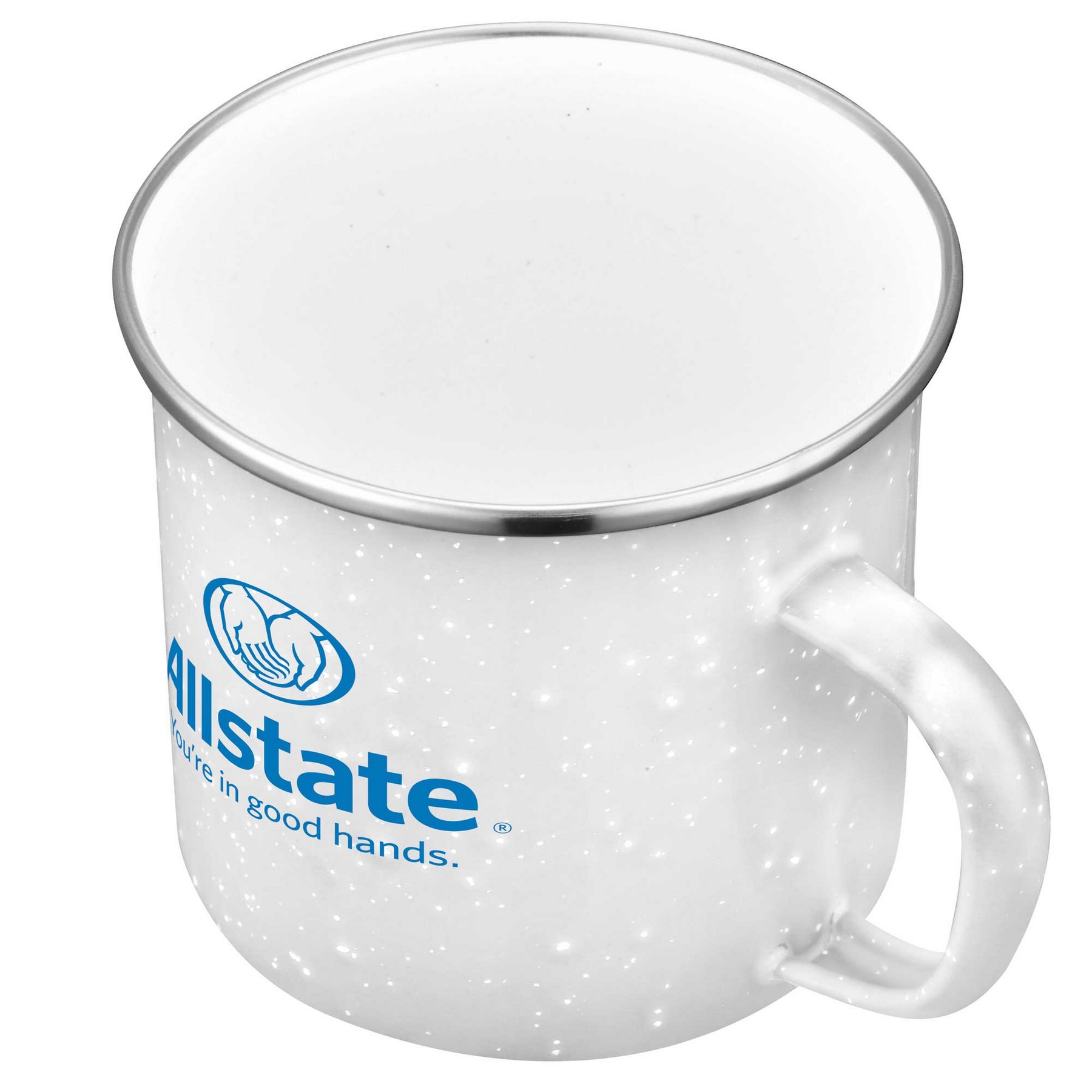 16oz. Speckled Enamel Mug with Stainless Steel Rim 1