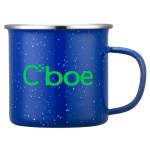 16oz. Speckled Enamel Mug with Stainless Steel Rim 6 16oz. Speckled Enamel Mug with Stainless Steel Rim 6