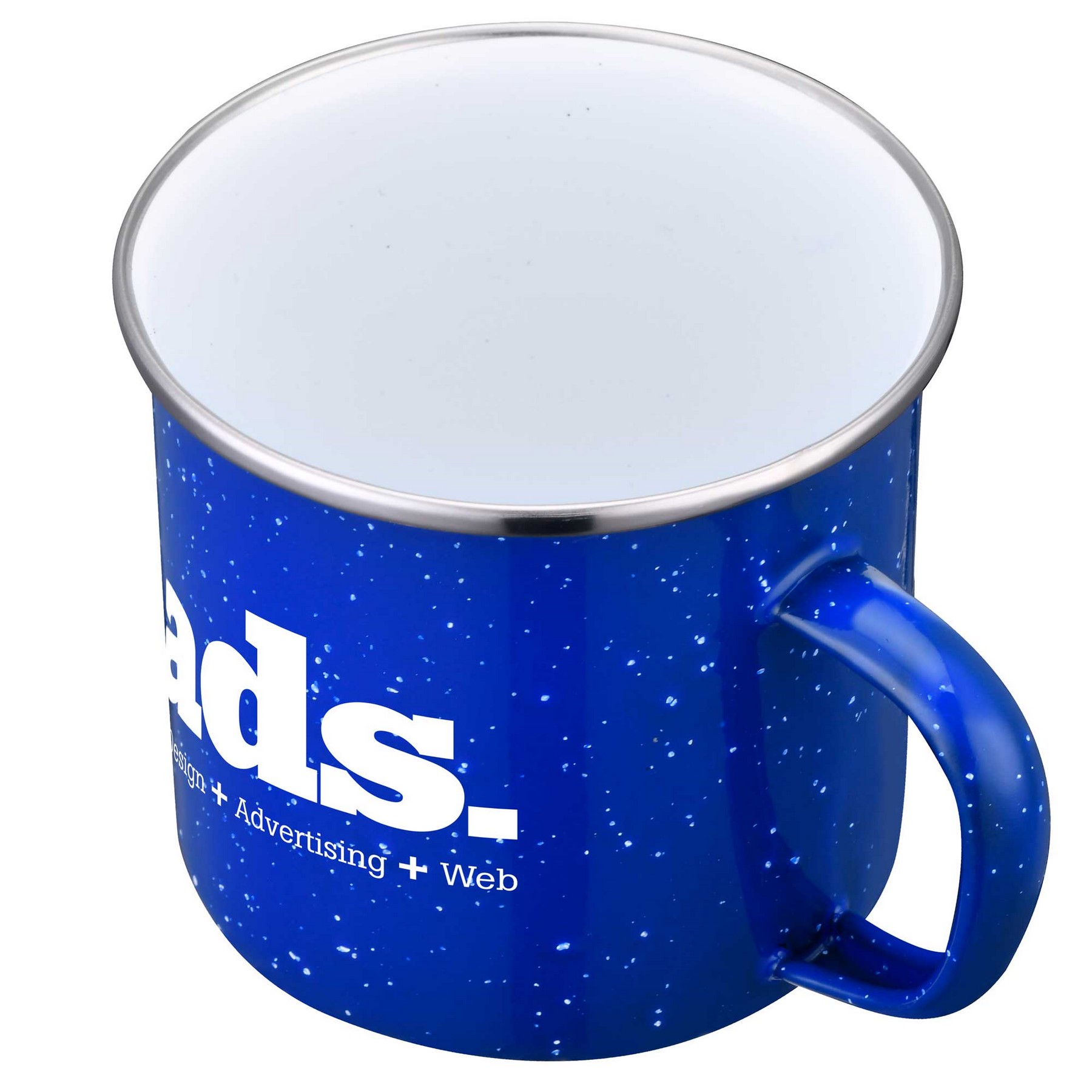 16oz. Speckled Enamel Mug with Stainless Steel Rim 1