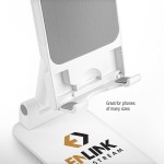 Multi-Function Adjustable Desktop Smart Phone Stand (Factory Direct) 10-12 Weeks - White Multi-Function Adjustable Desktop Smart Phone Stand (Factory Direct) 10-12 Weeks - White