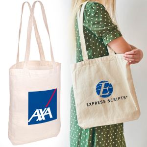 14"x17" Cotton Tote Bag with Gusset - 140GSM (10-12 Wks) 1 14"x17" Cotton Tote Bag with Gusset - 140GSM (10-12 Wks) 1