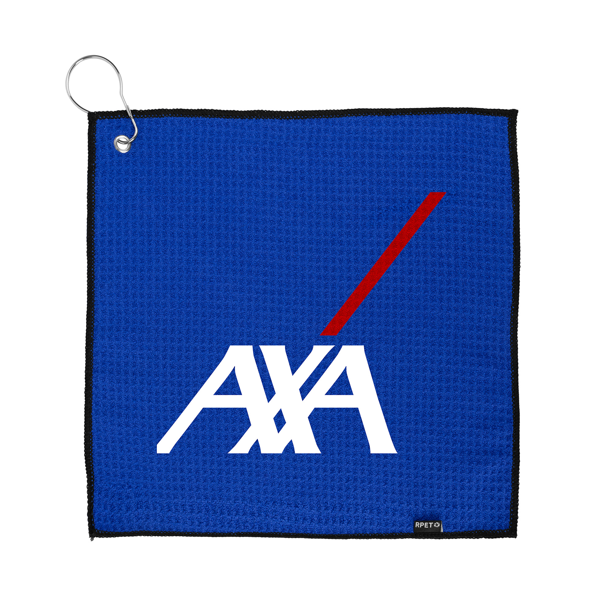 EcoWaffle rPET Golf Towel (12" x 12") 1