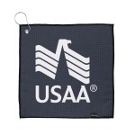 EcoWaffle rPET Golf Towel (12" x 12") - Gray EcoWaffle rPET Golf Towel (12" x 12") - Gray
