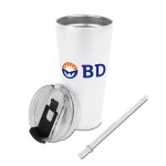 SteadySip 27 oz. No-Spill Straw Mug (Factory Direct) 10-12 Weeks - White SteadySip 27 oz. No-Spill Straw Mug (Factory Direct) 10-12 Weeks - White