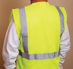Ansi 2 Safety Vest W/ Pockets (Factory Direct - 10-12 Weeks Ocean) - Yellow Ansi 2 Safety Vest W/ Pockets (Factory Direct - 10-12 Weeks Ocean) - Yellow