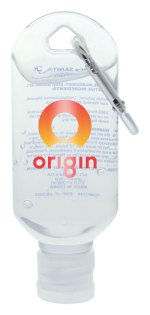 2 Oz. Hand Sanitizer Gel w/Carabiner 1 2 Oz. Hand Sanitizer Gel w/Carabiner 1