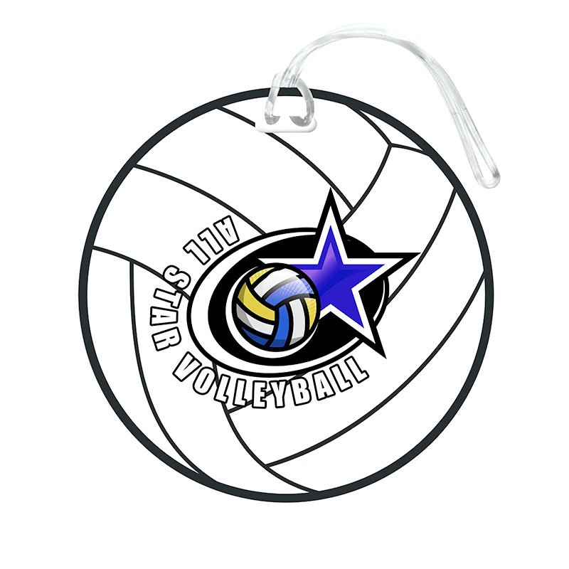 Custom Round Luggage Tag 1 Custom Round Luggage Tag 1
