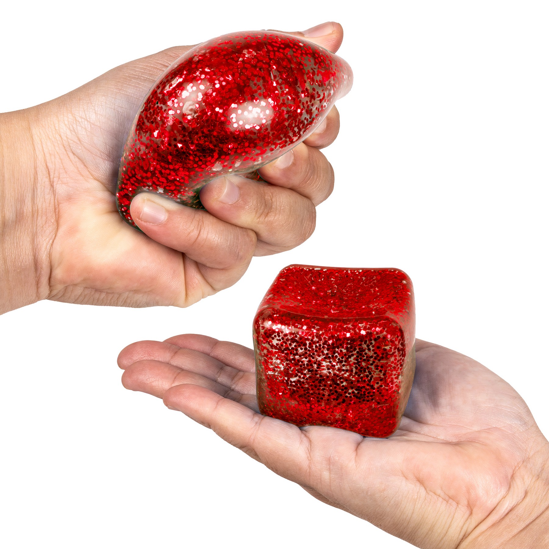 SqueeDoh Glitter Sensory Cube 1