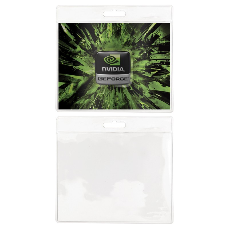 Blank Clear ID/Badge Holder 4.25Wx3.875H 1 Blank Clear ID/Badge Holder 4.25Wx3.875H 1