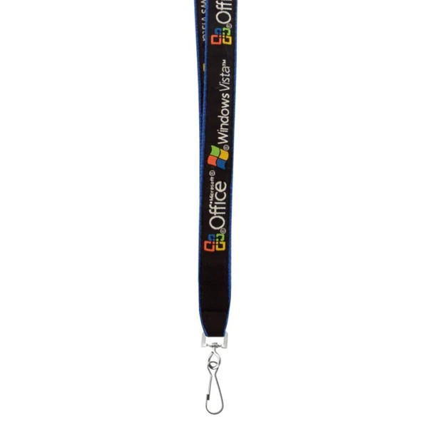 3/4" Woven Text Lanyard (QuickShip) 5-6 Weeks 1