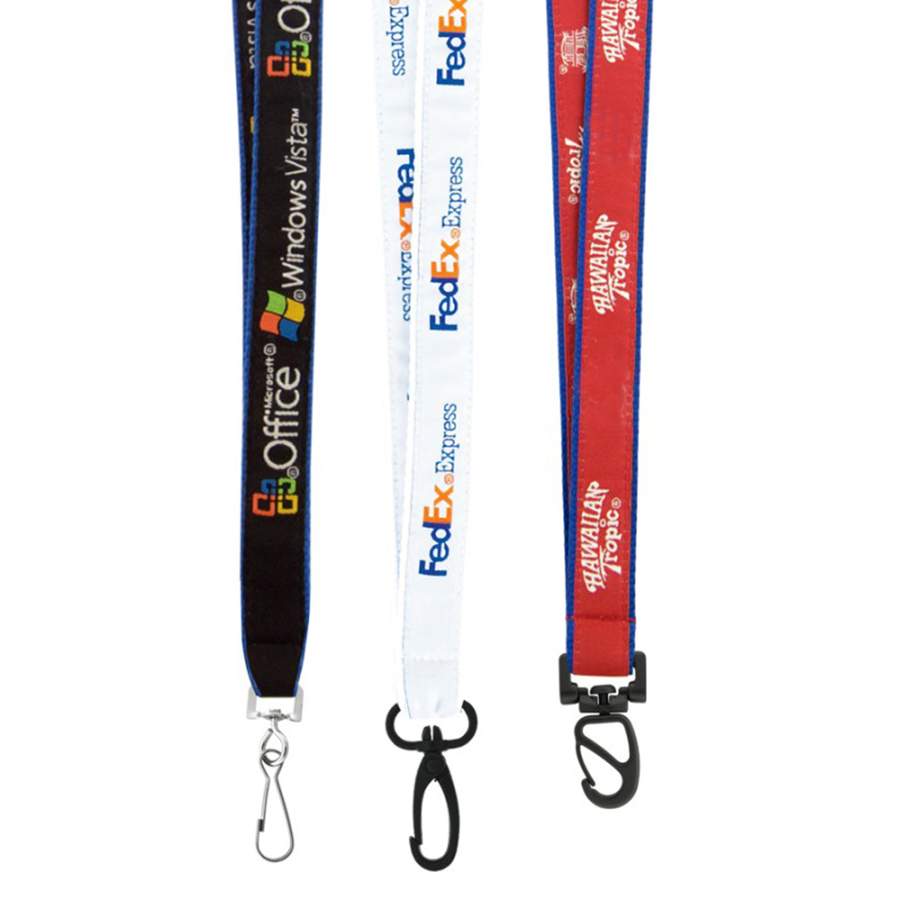 3/4" Woven Text Lanyard (QuickShip) 5-6 Weeks 1