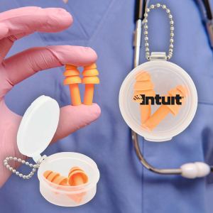 Silicone Earplug Keychain (Factory Direct- 10-20 Weeks Ocean) 1 Silicone Earplug Keychain (Factory Direct- 10-20 Weeks Ocean) 1
