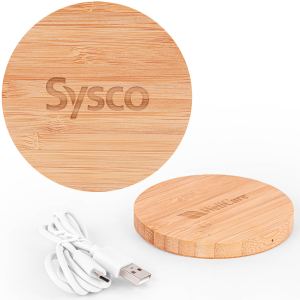 The Temora 15W Bamboo Wireless Charging Pad 1 The Temora 15W Bamboo Wireless Charging Pad 1